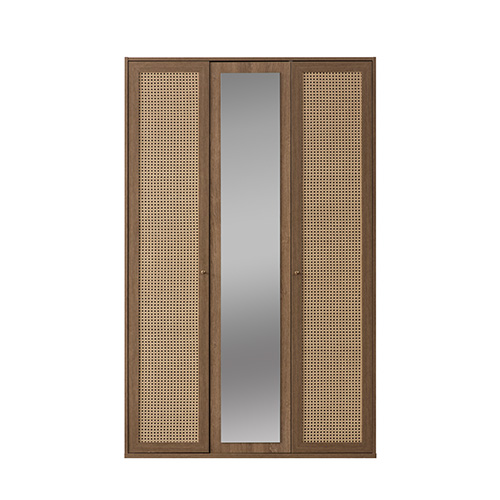 Rattan Genç 3 Kapılı Dolap