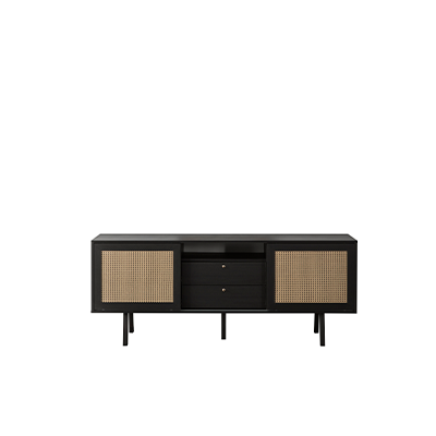 Rattan Dark Konsol