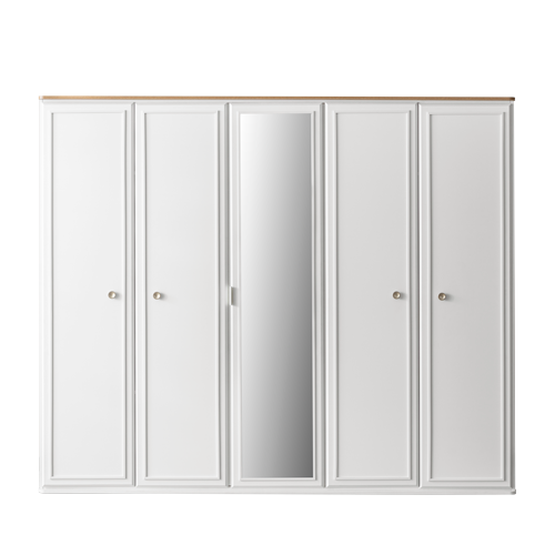 Modern Country 5 Door Wardrobe (260cm)