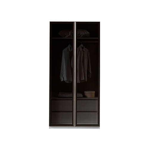 Noble 2 Door Glass Door Cabinet