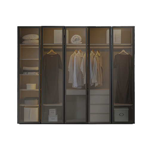 Zenith 5-Door Accordion Wardrobe