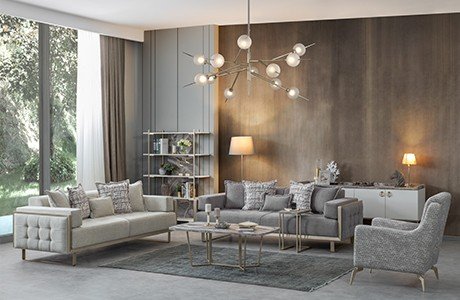 Loft Gold Koltuk Takımı