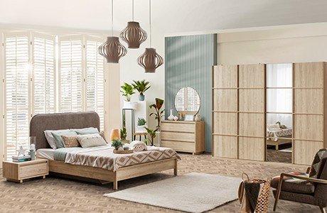 Vega Gray Bedroom