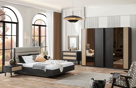 Rattan Dark Bedroom