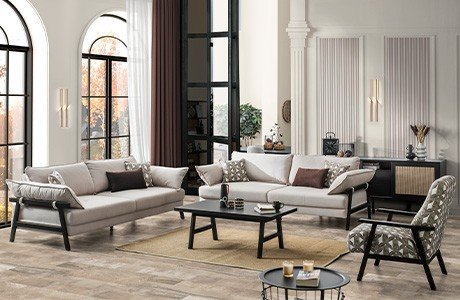 Rattan Dark Sitting Group