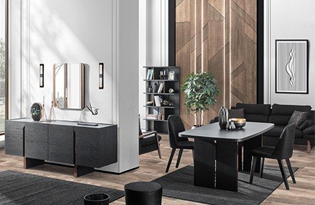Dark Dining Room