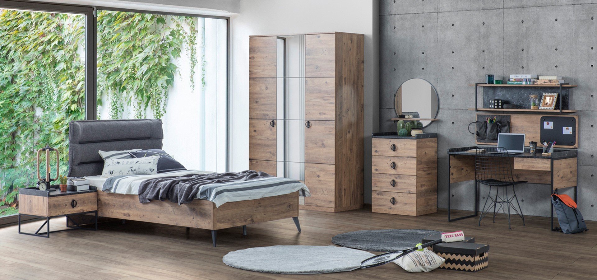 Loft Genç Odası Gala Mobilya